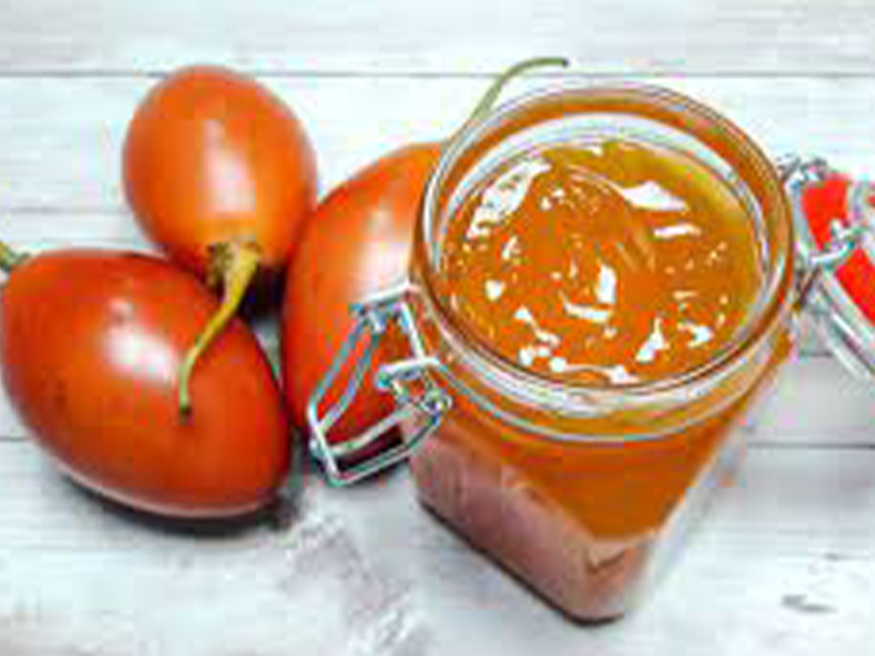 Mermelada de tomate de árbol con estevia - Frasco x 8 onzas